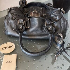 1st Gen Iconic Authentic Chloé Paddington leather handbag